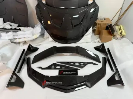 Карбоновые боковые юбки для LAMBORGHINI REVUELTO 2023+ Ламборгини