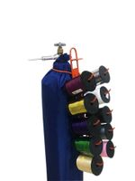 Накопитель для ленты для 10 бобин с креплениями на баллон и стену