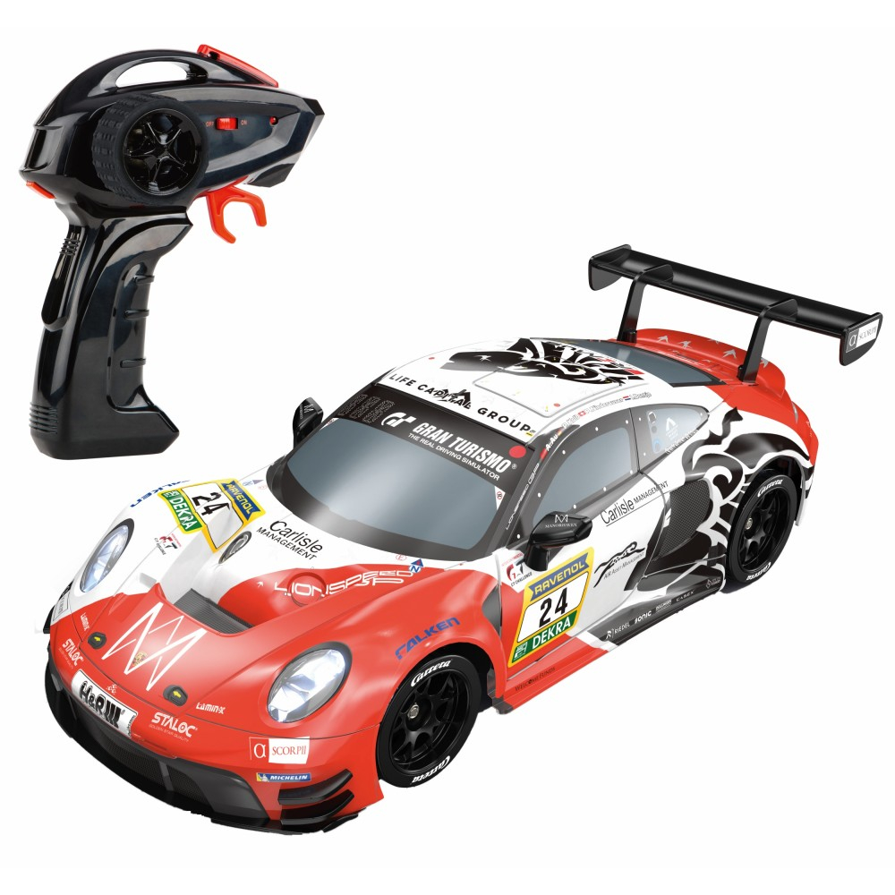 Радиоуправляемый автомобиль Carrera RC Porsche 160153 911 GT3 R Lionspeed GP No. 24 1:16 2,4 ГГц — фото 3