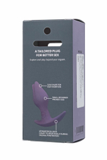 Фиоелетовый анальный стимулятор Bootie Fem - 8,5 см. (Цвет: фиолетовый)