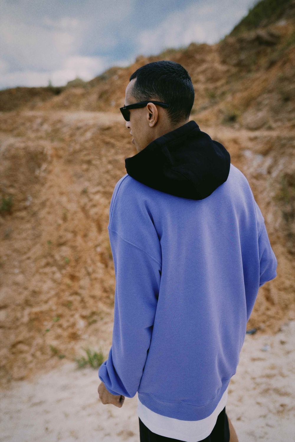 Худи TNDMTND BALLER Фиолетовый