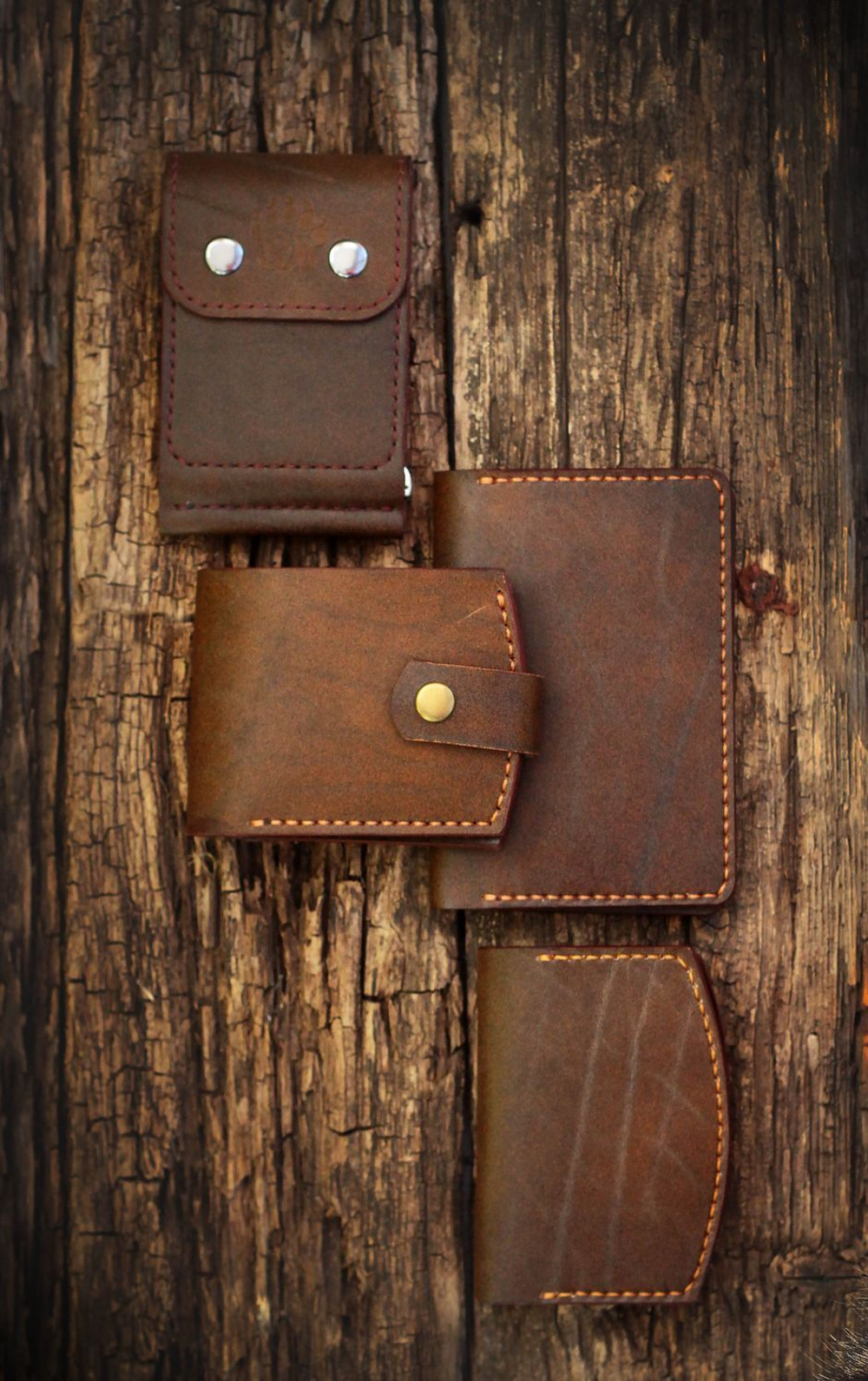 Кожаный кошелек