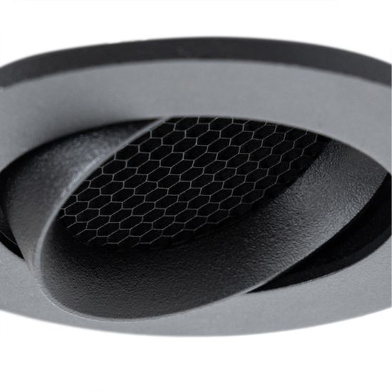 A2865PL-1BK Светильник потолочный встраиваемый FUJI для MR16 Ø88x35мм черный IP20 монтаж Ø75мм