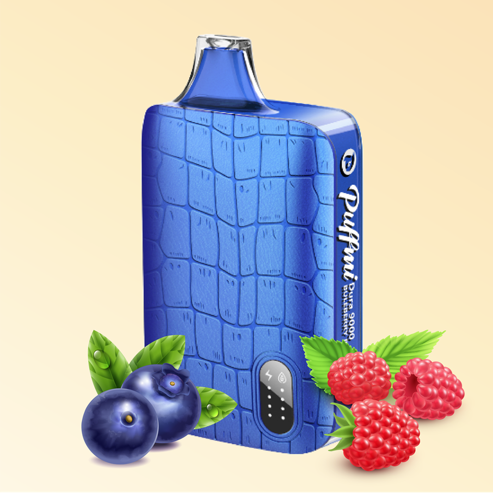 Puffmi Dura Blueberry raspberry (Черника-малина) 9000 затяжек 20мг Hard (2% Hard)