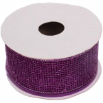Лента для декорирования «Изящная» 4 см, 2,7 м, Фиолетовый (микс дизайнов)