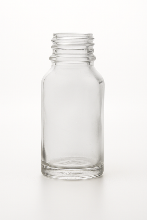 Флакон 15 мл стеклянный прозрачный