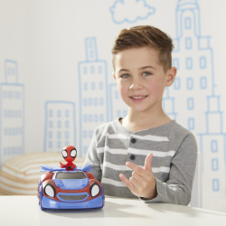 Hasbro Marvel Spidey Amazing Friends - Транспортное средство Web-Crawler 2в1 + фигурка Спайди 10 см / артикул   F1463 F1944  / GTIN 5010993860401