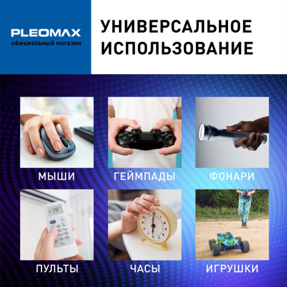Батарейки Pleomax LR6-40 bulk Economy Alkaline | Батарейки Щелочные (Алкалиновые)