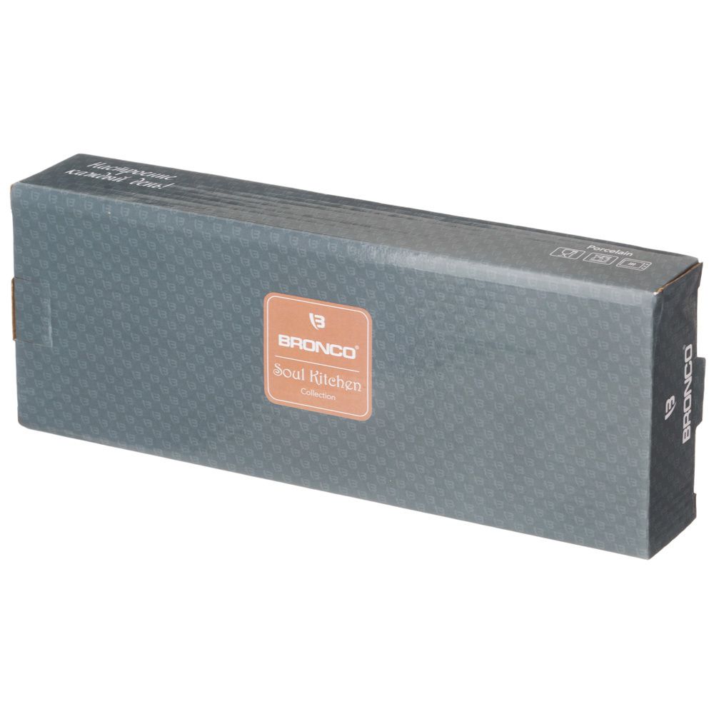 МЕНАЖНИЦА ОВАЛЬНАЯ 2 СЕКЦИИ BRONCO "SOUL KITCHEN" 30*11,5*3,5 СМ СИНЯЯ (КОР=32ШТ.)