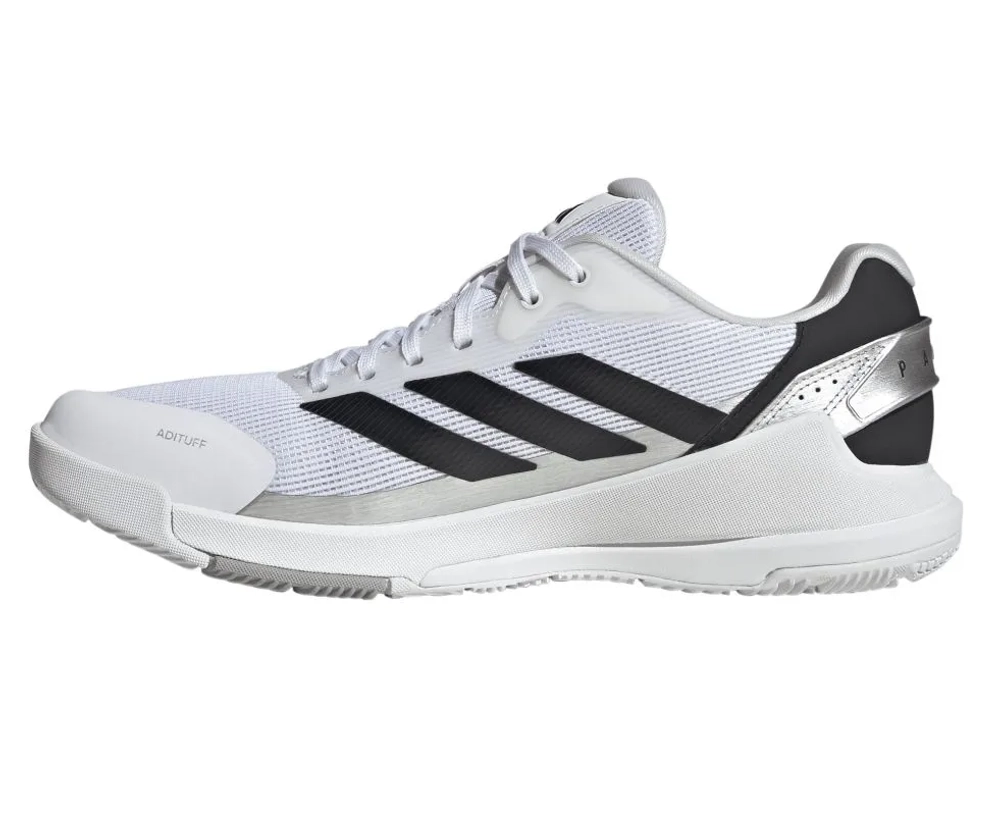Мужские кросовки для Padel Adidas Crazyquick LS Padel M - cloud white/core black/silver metallic
