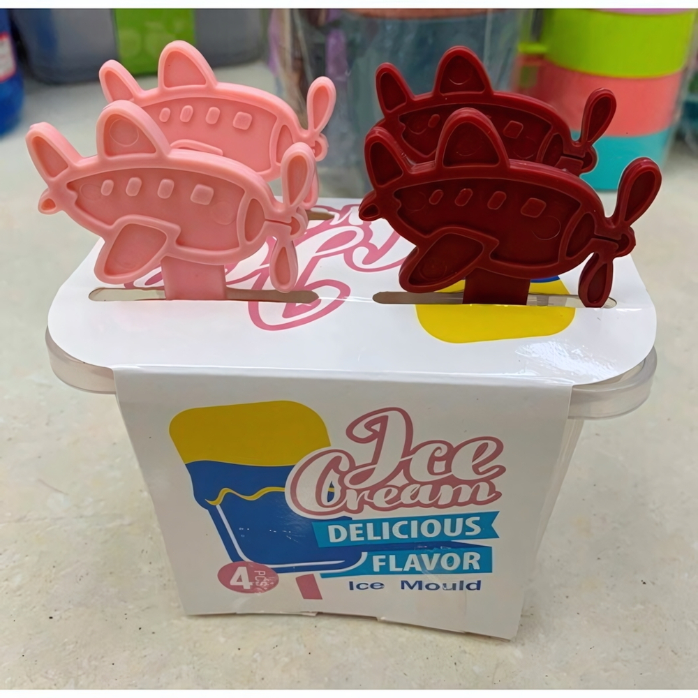 Форма для приготовления мороженого «Самолетик» 4шт