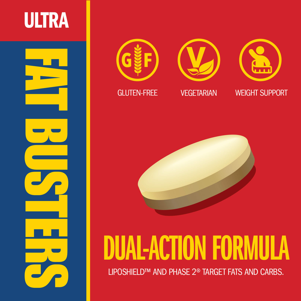 NaturesPlus, Ultra Fat Busters, 60 двухслойных таблеток