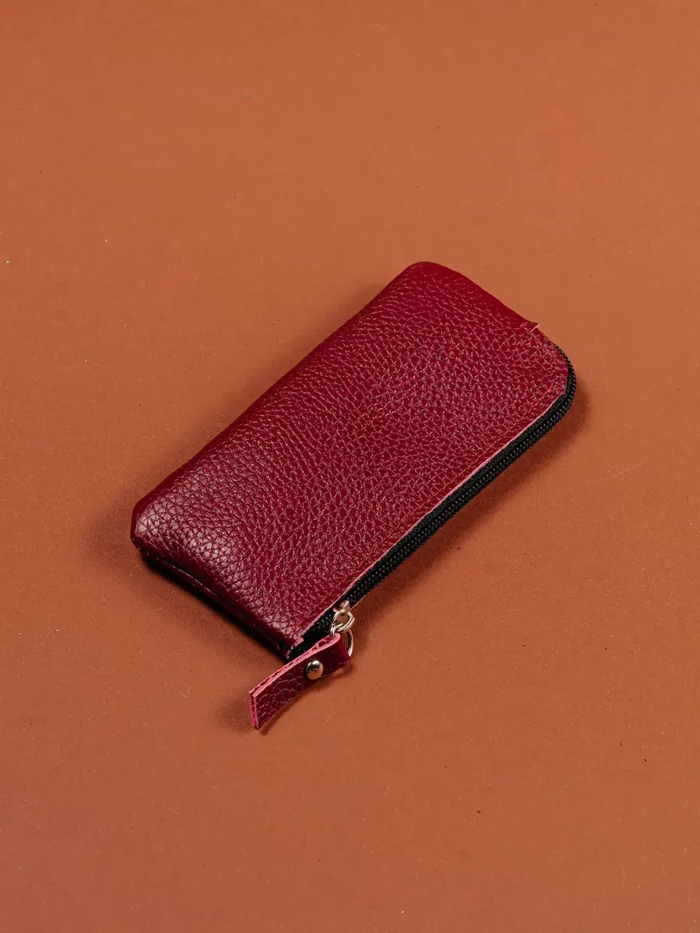 Ключница карманная кожаная