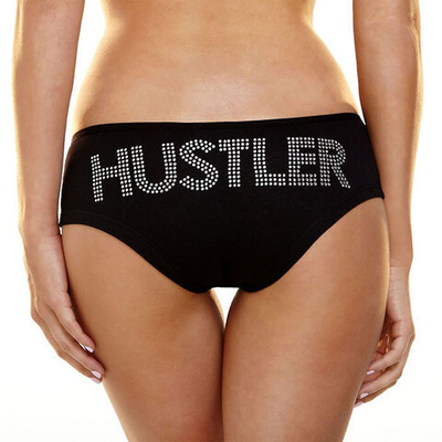 Трусики-слип с надписью Hustler