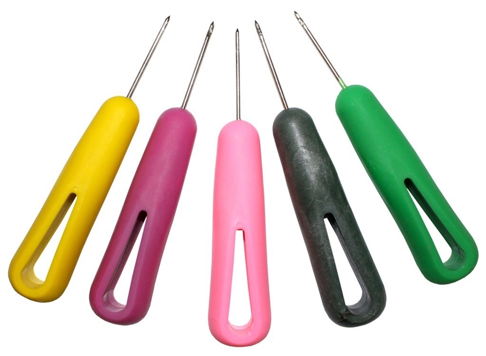 Шило хозяйственное с крючком полимерная рукоять, 1 шт