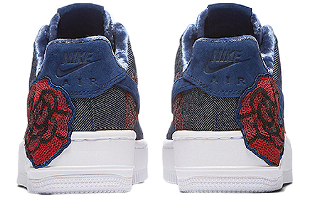 Кроссовки Nike Air Force 1 Denim Rose (Женская размерная сетка)