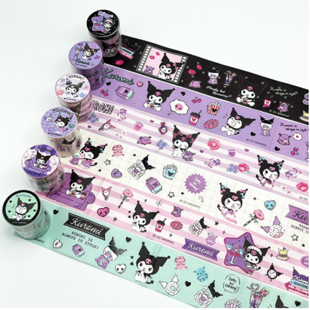 Декоративный скотч &quot;Sanrio Kuromi&quot;