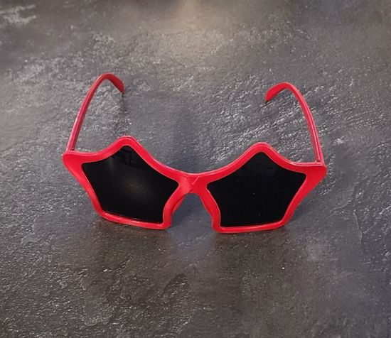 Очки Черт жёлтые с зелёным