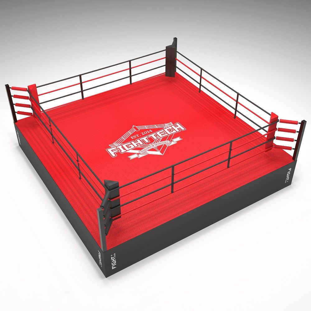 Ринг боксерский на помосте 1 м, размер 6х6,боевая зона 5х5