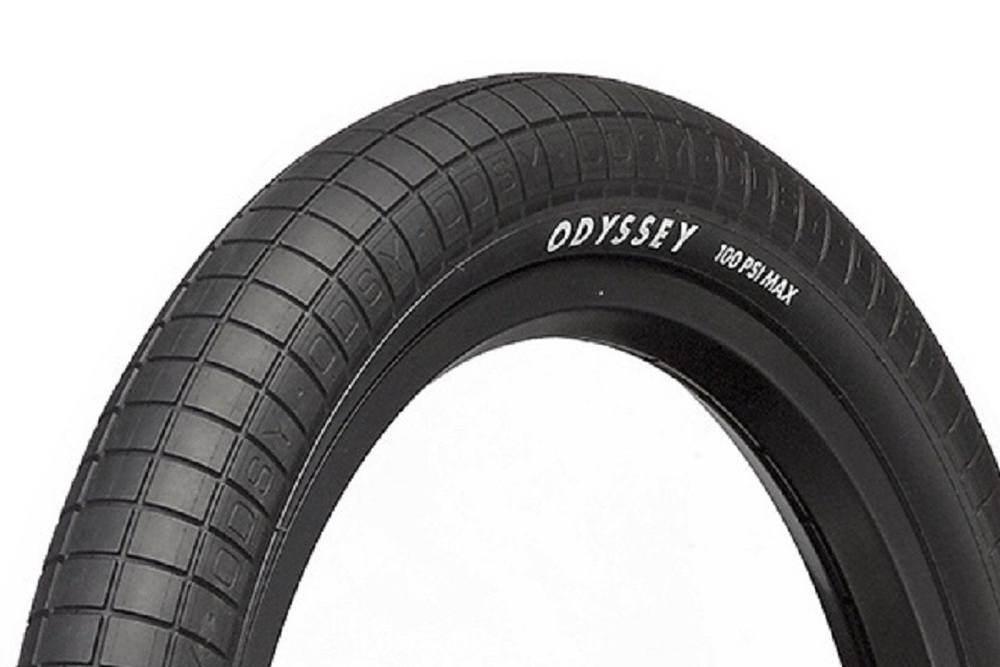 BMX Покрышка Odyssey Ross 2 Dual Ply сталь (2,30" 100psi (черный) арт: T-208-BK)