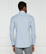 Рубашка H-HANK-kent-C1-214 BOSS BLACK - голубой(50533021)