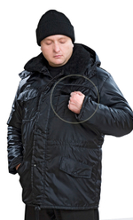 Куртка утеплённая "Зима" цв.Чёрный