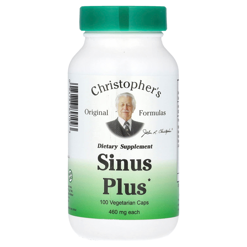 Christopher's Original Formulas, Sinus Plus, 100 вегетарианских капсул