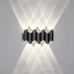 341747 Светильник BOSSO 7х1W LED 770LM G ЧЕРНЫЙ 4000K IP65