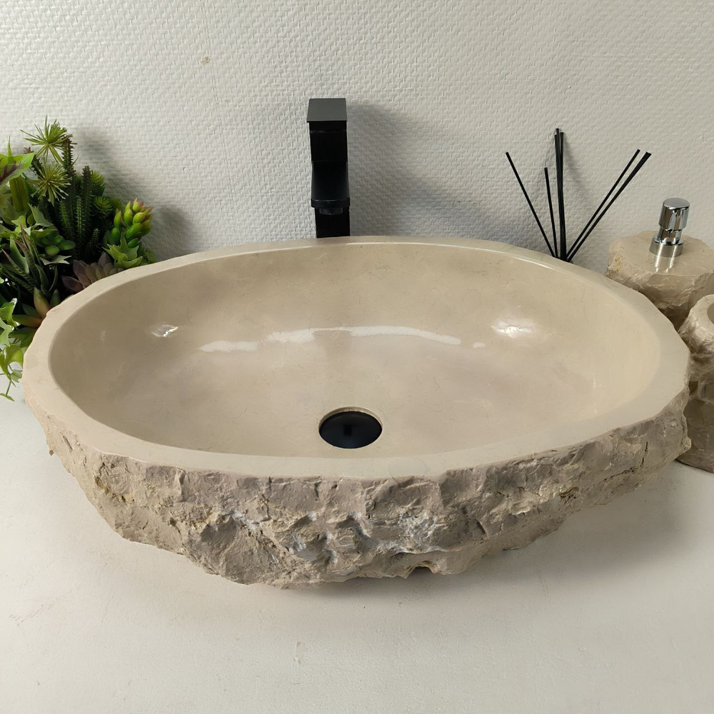 Раковина из мрамора Erozy Cream EM-64954 61*42*15 0879