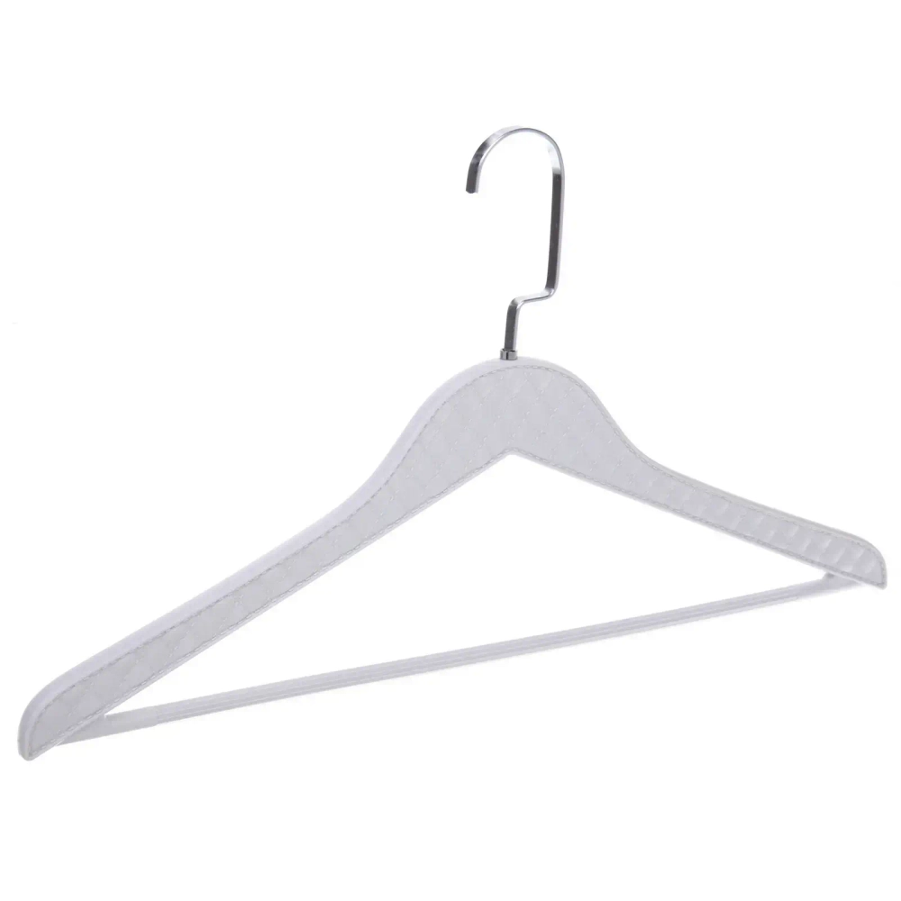 Плечики для одежды 2шт «ФРАТТО», цвет серый, 44*24см (Лейбл Селфи)