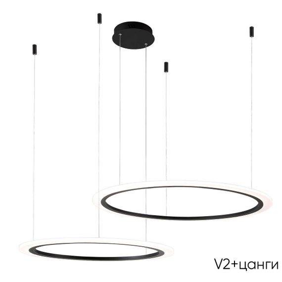 Подвесной светодиодный светильник Crystal Lux Manzana SP53W Led Black