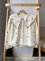 Хлопковая блузка Zara, 122