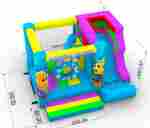 Коммерческий надувной батут «Подводный мир 2» 4*3,5*2,5 м