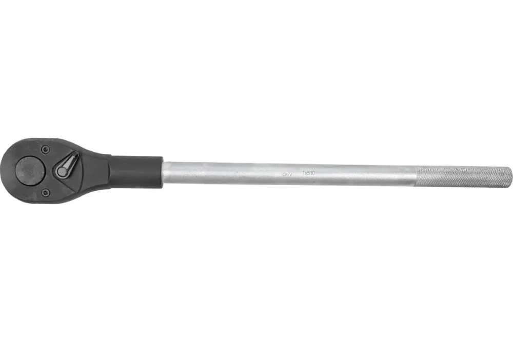 Трещотка RF-8028550 1" реверсивная с накаткой (24зуб., L-510мм) ROCKFORCE
