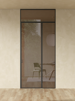Распашная алюминиевая перегородка Minoli 15