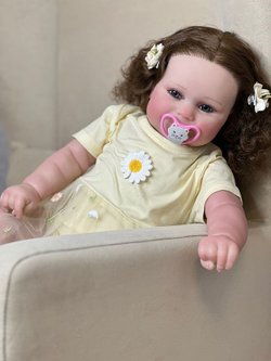 Кукла Реборн мягконабивная 60см в пакете (FA-579)