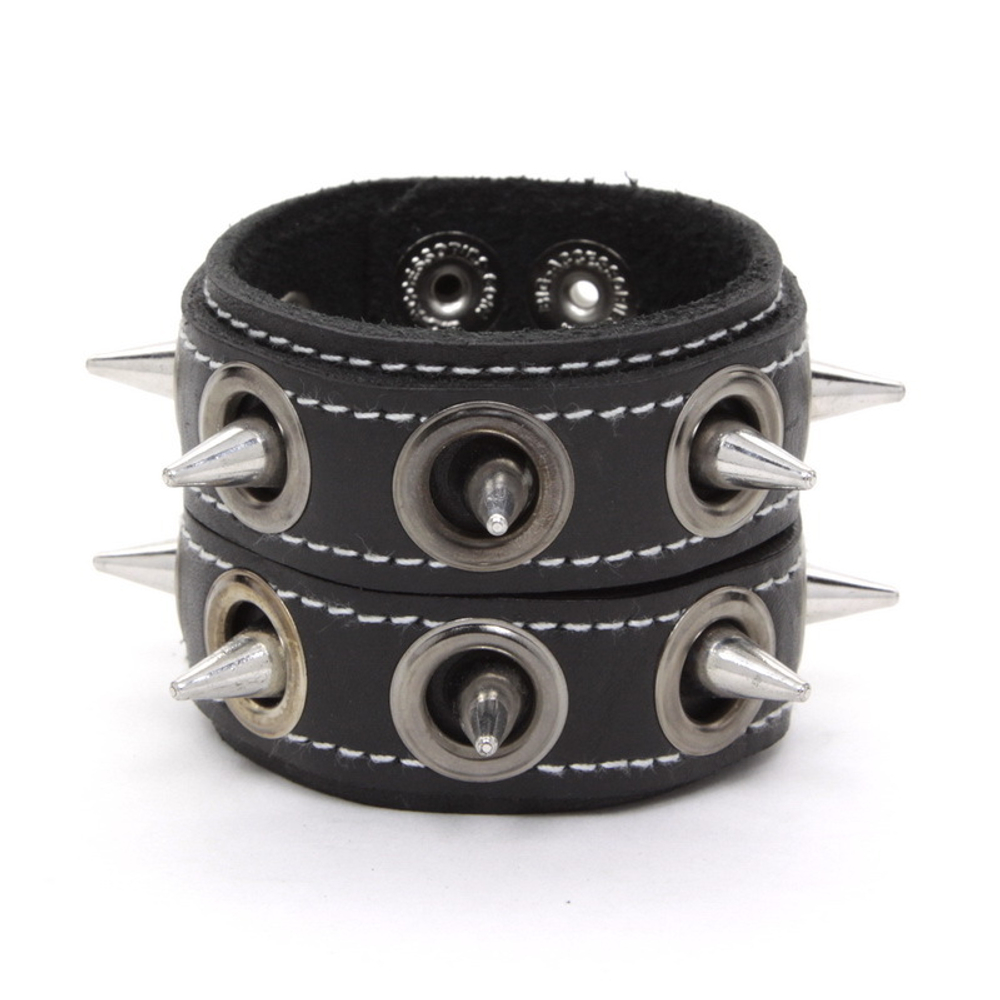 Напульсник Ring ( накладки 2 полосы с шипами )