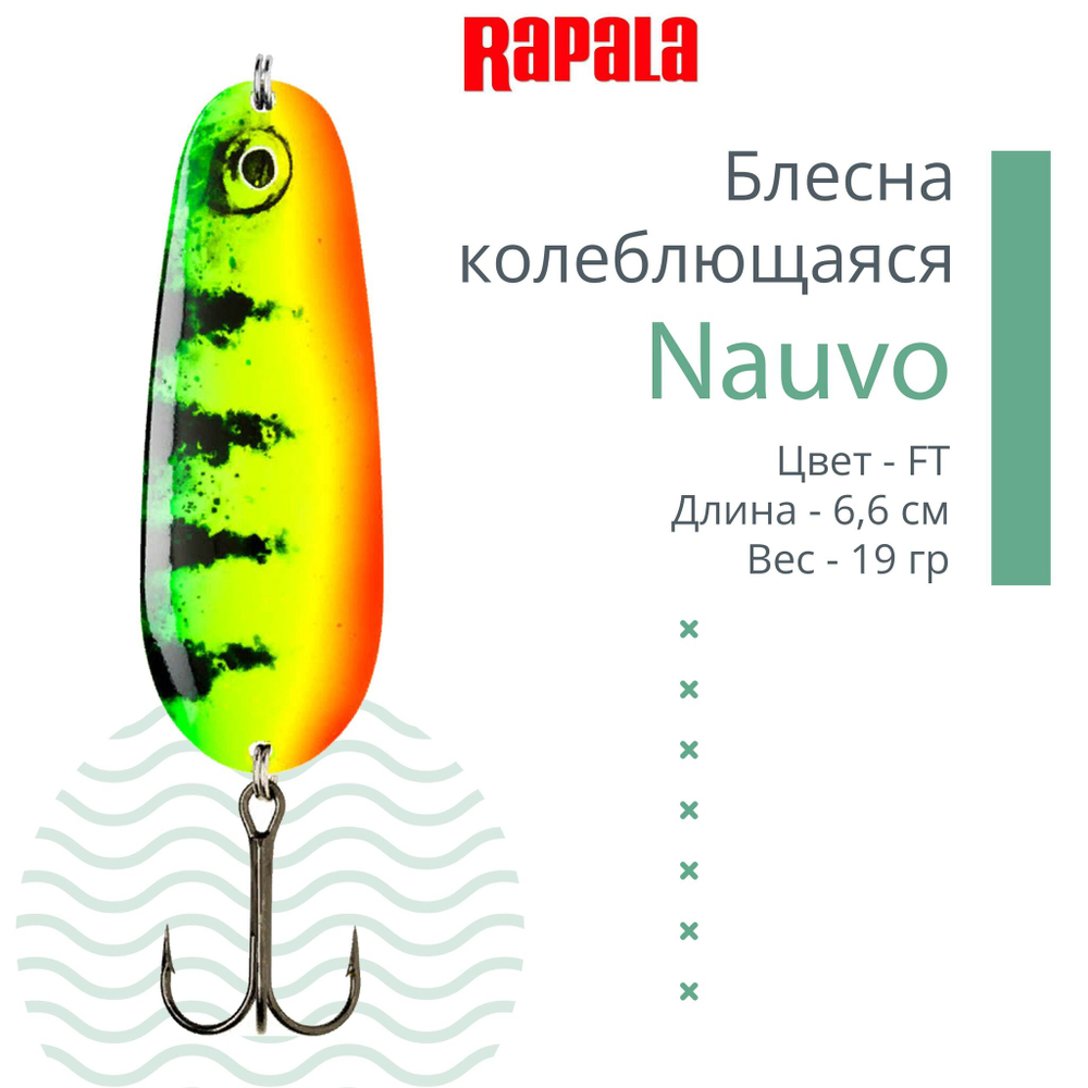 Блесна колебалка Nauvo 19 /HRL