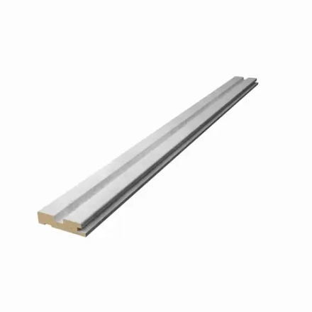 Стеновая панель реечная стартовая Альберо, Бетон Светлый, 67*16*2750 мм