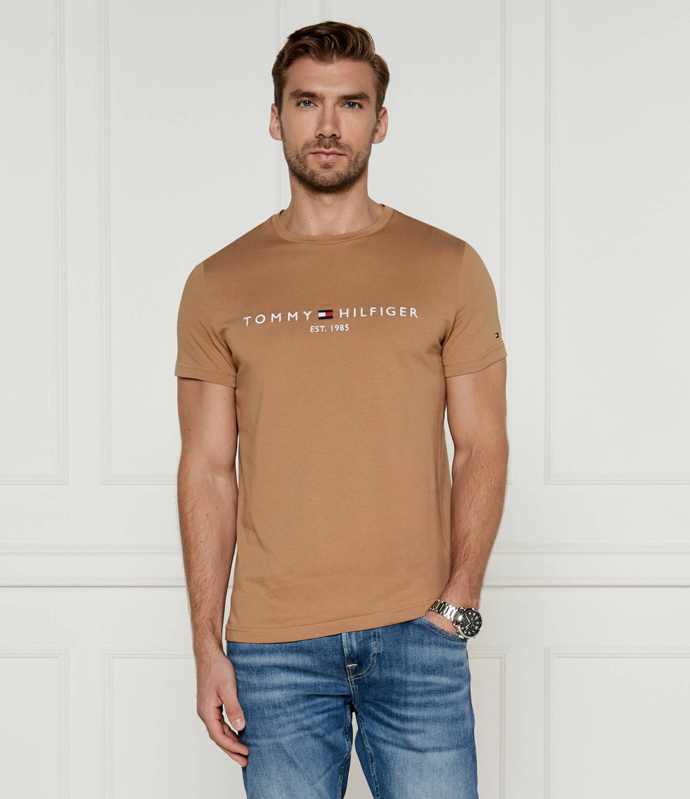 Футболка Tommy Hilfiger - светло-коричневый(MW0MW11797)