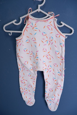 Ползунки на лямках утепленные на 1-6 месяцев