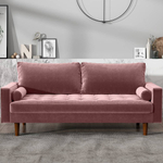 Диван Scott трехместный пыльно-розовый