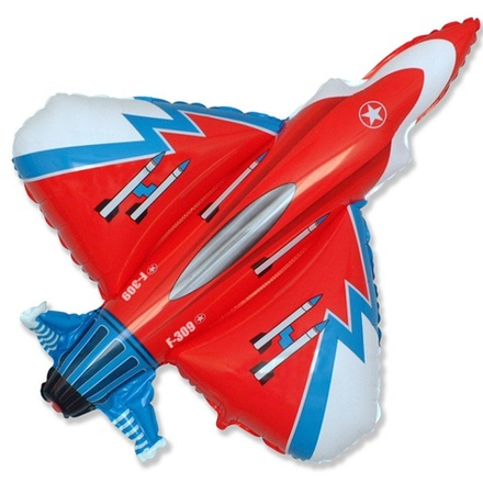 Шар (41""/104 см) Фигура, Самолет, 1 шт. А181