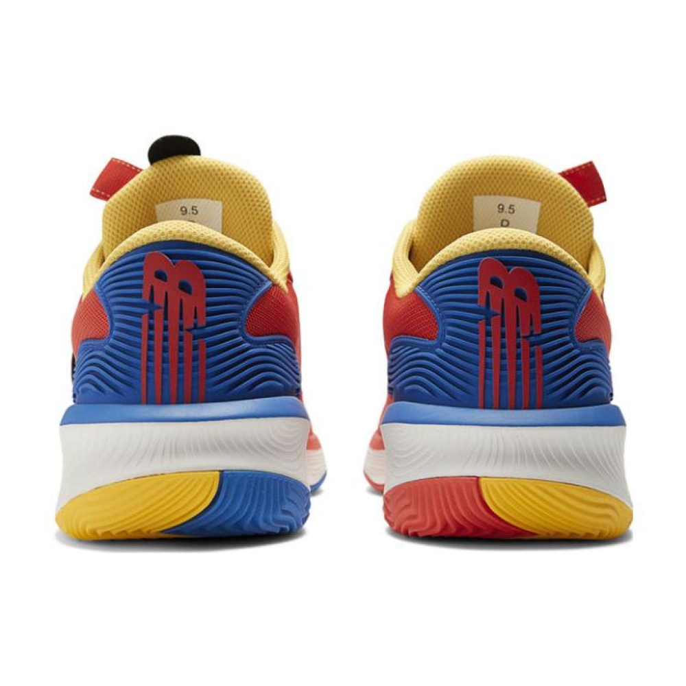 New Balance Hesi Низкий Устойчивый к Износу Низкий Топ Винтаж Синий Баскетбольные Кроссовки Унисекс Красный Синий