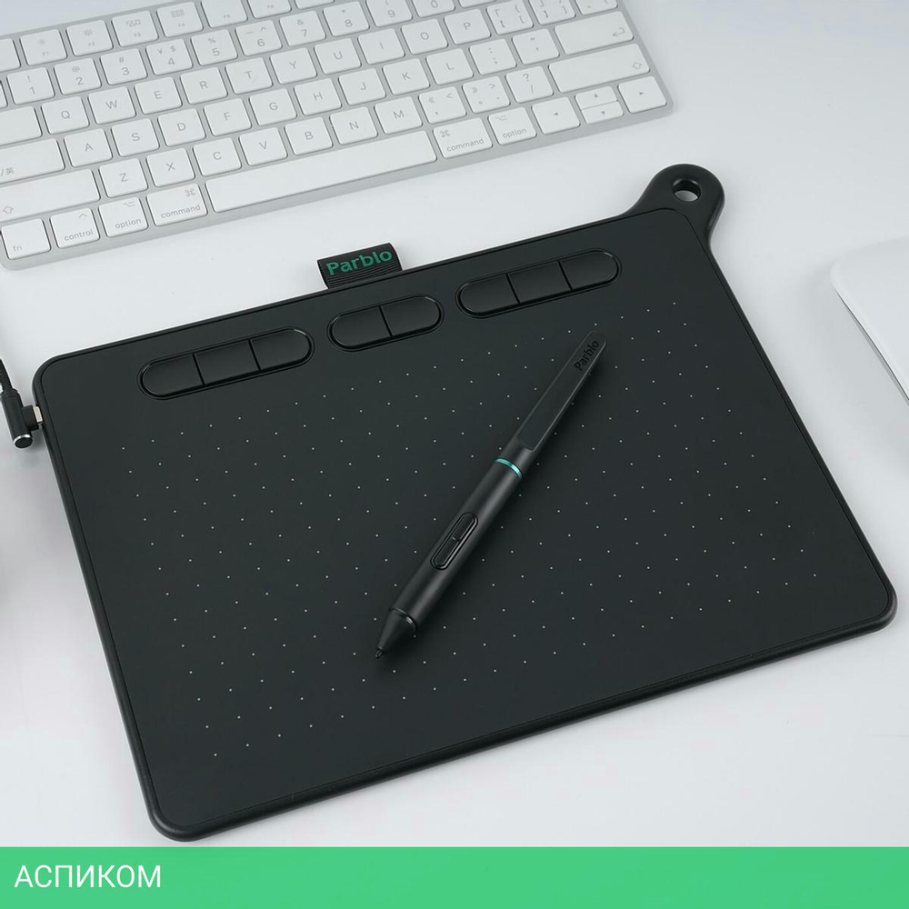 Графический планшет Parblo Ninos M Black