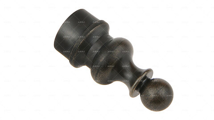 Мраморная темная бронза