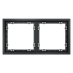 Рамка пластиковая VOLTUM S70 на 2 поста, (графит)