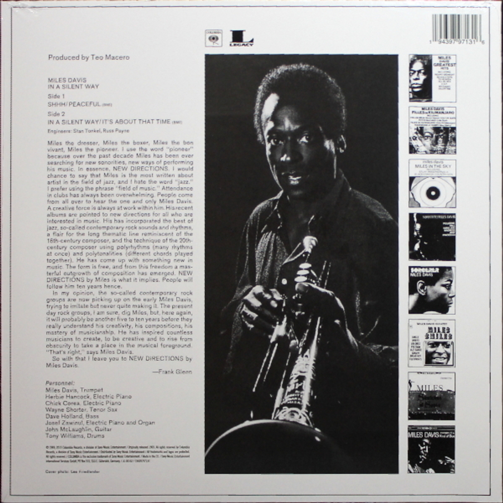 Miles Davis / In A Silent Way (Coloured Vinyl)(LP)