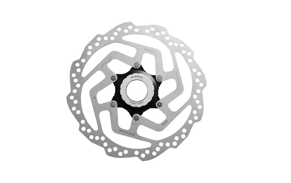 Ротор дискового тормоза Shimano, RT10, 160мм, lock ring, только для пластиковых колодок