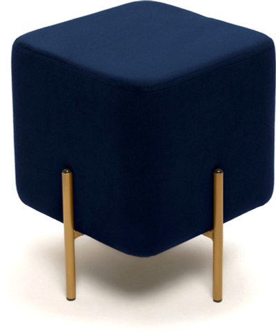 Пуф DIWO Кострома велюр, синий